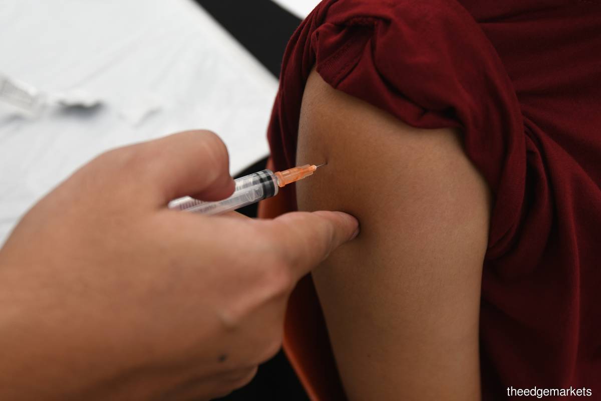 'For vaccination purpose in Negeri Sembilan, it is all done by appointments coordinated through MySejahtera,' says the Negeri Sembilan CITF. (Photo by Shahrin Yahya/The Edge)